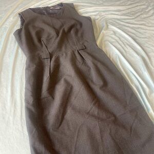 Calvin Klein Gray Sleeveless Sheath Dress – Missing Belt